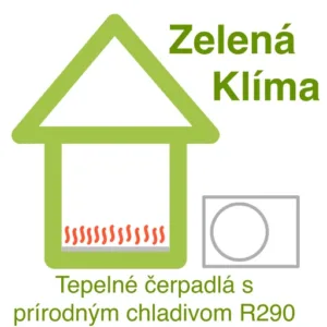 Zelená Klíma a tepelné čerpadlá s prírodným chladivom R290